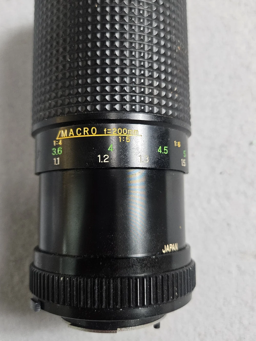 Vintage Lenmar 80-200mm f/4.5 Macro Zoom Camera Lens Untested